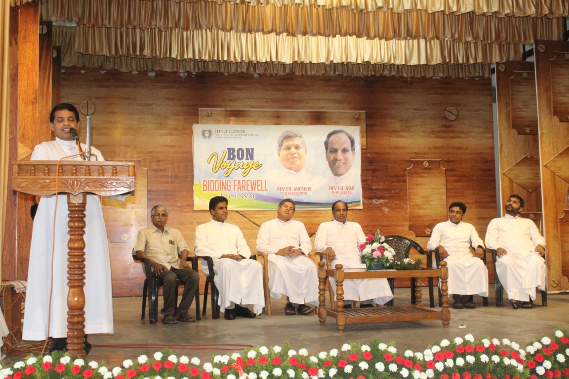 Send off to Fr Mathew Panackakuhiyil CMF and Fr Soji Cherusseril CMF